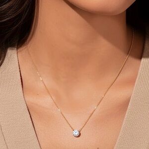 Pavoi 1.5 carat Cubic Zirconia Solitaire pendant necklace